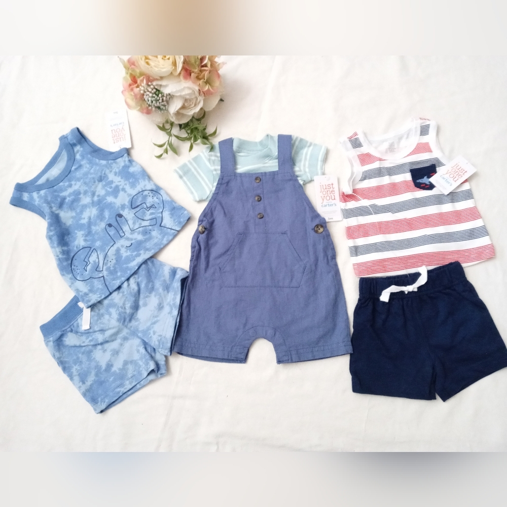 3 3-month Just One You By Carter's Baby Sets. Baby Boy Outfits. Baby Clothes.